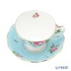 ロイヤル・アルバート ポルカブルー ヴィンテージ ティーカップ＆ソーサー