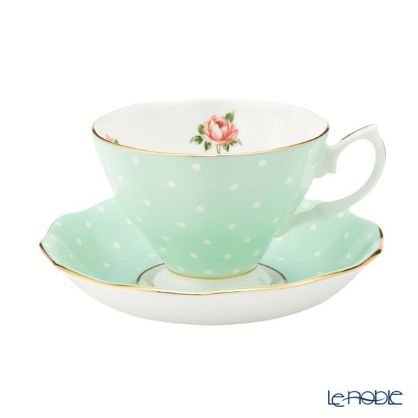 ロイヤル・アルバート ポルカローズ ヴィンテージ ティーカップ＆ソーサー