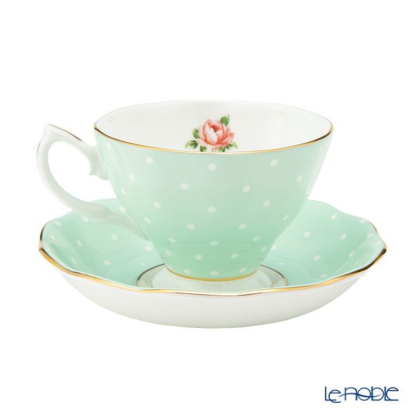 ロイヤル・アルバート ポルカローズ ヴィンテージ ティーカップ＆ソーサー