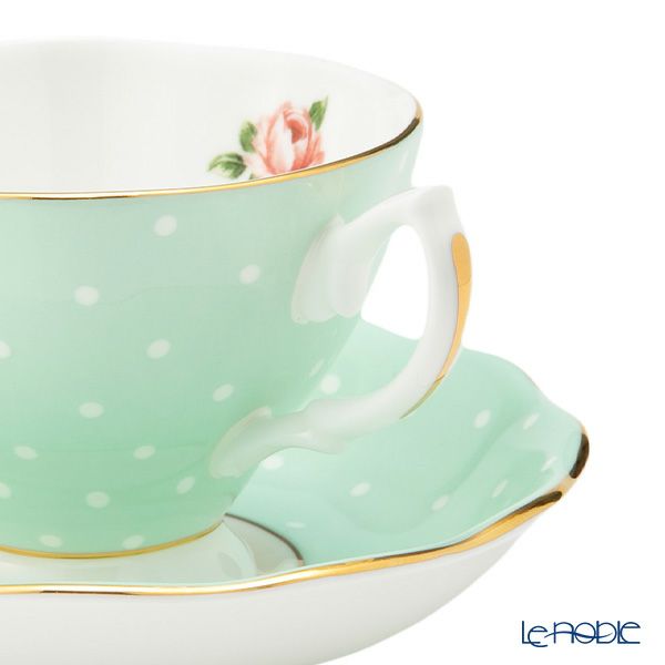 ロイヤル・アルバート ポルカローズ ヴィンテージ ティーカップ＆ソーサー