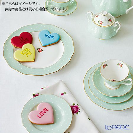 ロイヤル・アルバート ポルカローズ ヴィンテージ ティーカップ＆ソーサー