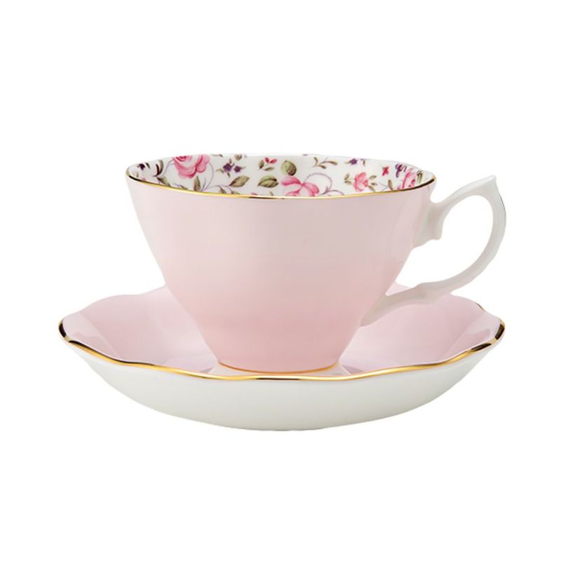 ロイヤル・アルバート ローズコンフェッティ ヴィンテージ ティーカップ＆ソーサー