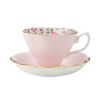 ロイヤル・アルバート ローズコンフェッティ ヴィンテージ ティーカップ＆ソーサー