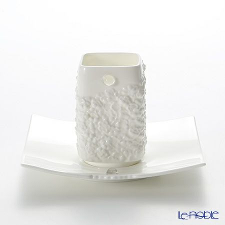 琉璃工房 LIULI LIVING カップ＆ソーサー 梅 清閑-飄梅 VTC002.BDXAZ