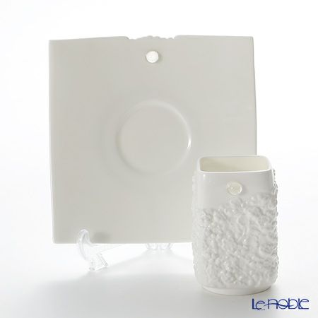 琉璃工房 LIULI LIVING カップ＆ソーサー 梅 清閑-飄梅 VTC002.BDXAZ