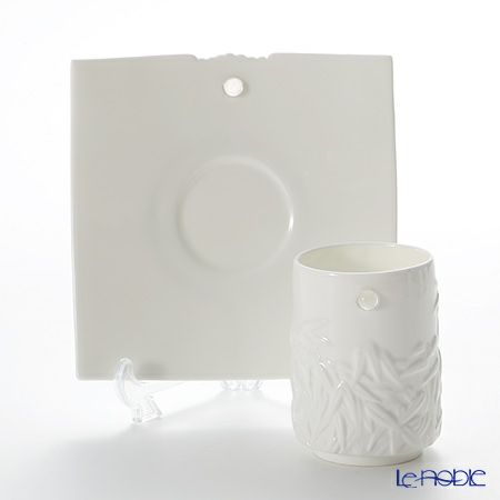 琉璃工房 LIULI LIVING カップ＆ソーサー 竹 清閑-竹舞 VTC004.BDXAZ