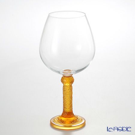 琉璃工房 LIULI LIVING ブルゴーニュ ワイングラス アンバー 花月対 CVT065.A14AA