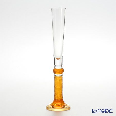 琉璃工房 LIULI LIVING シャンパングラス アンバー 窈窕 VTG002.ADNAA