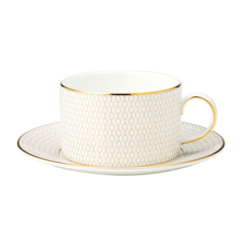 ウェッジウッド（Wedgwood） ジオ ゴールド ティーカップ＆ソーサー 250ml