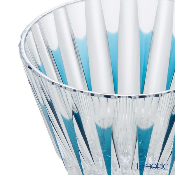 切子工房 昌榮 天満切子 環 半合ぐい呑み 正倉院ブルー