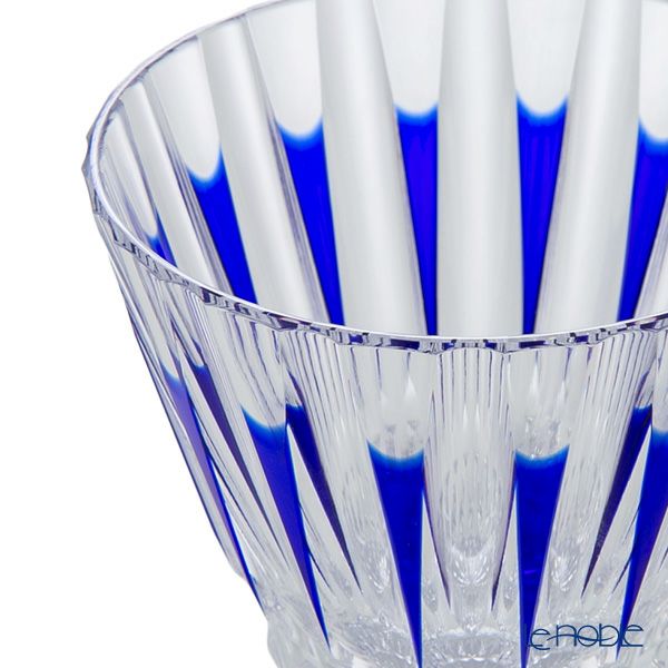 切子工房 昌榮 天満切子 環 半合ぐい呑み 青