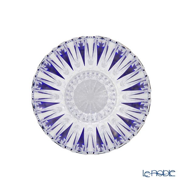 切子工房 昌榮 天満切子 環 半合ぐい呑み 青