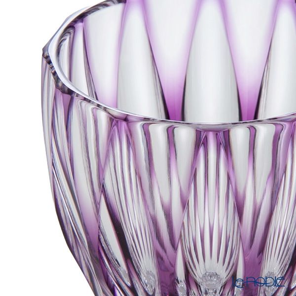 切子工房 昌榮 天満切子 菊花 ぐい呑み 樽 金紫