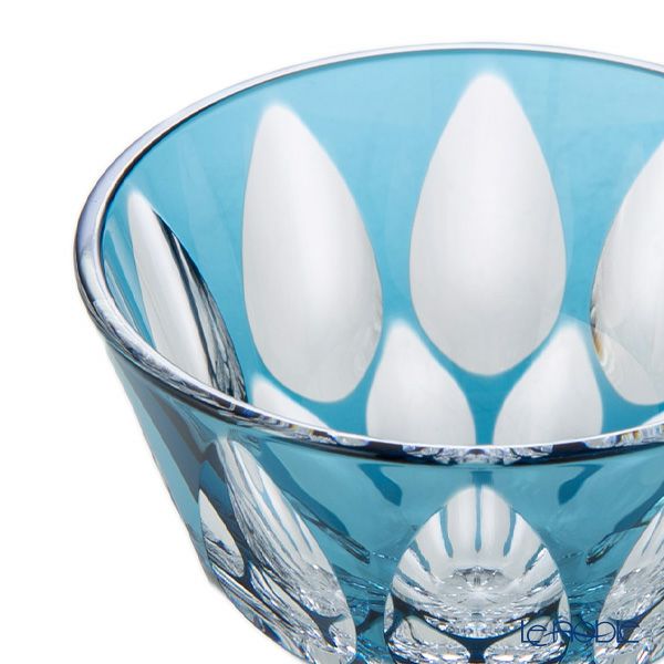 切子工房 昌榮 天満切子 蓮 ぐい呑み 華 正倉院ブルー