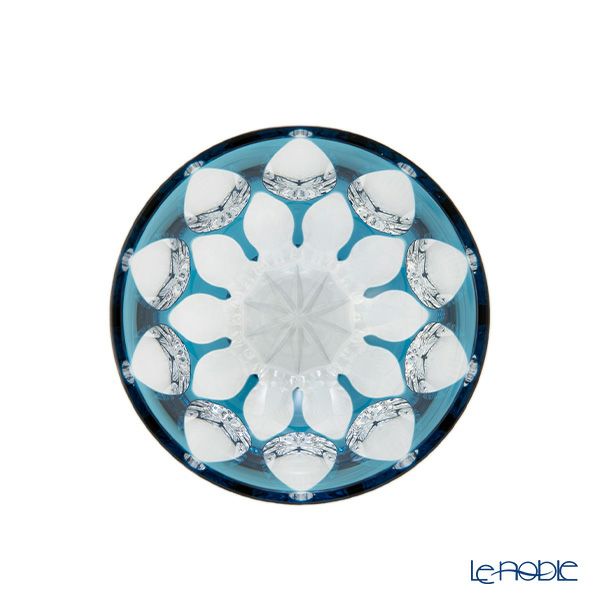 切子工房 昌榮 天満切子 蓮 ぐい呑み 華 正倉院ブルー