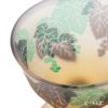 太武朗工房／タブロー 彫刻硝子 幻夢柄子 ぶどう紋 食前酒グラス／脚付小鉢 三層被せ 80ml 3607