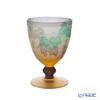 太武朗工房／タブロー 彫刻硝子 幻夢柄子 ぶどう紋 ゴブレット 三層被せ 230ml 3644