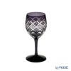 太武朗工房／タブロー 矢来魚子紋 ワイングラス 江戸紫 160ml 90408M