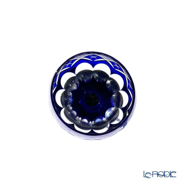 太武朗工房／タブロー 矢来魚子紋 ワイングラス ルリ 160ml 90408B