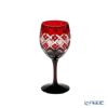 太武朗工房／タブロー 矢来魚子紋 ワイングラス 赤 160ml 90408R