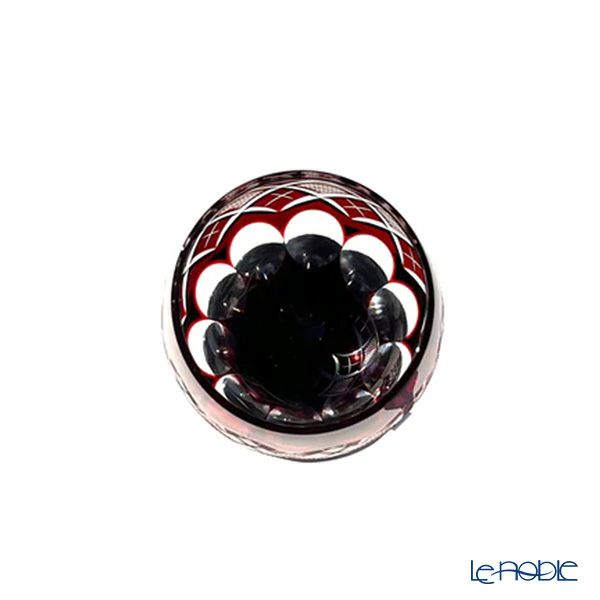 太武朗工房／タブロー 矢来魚子紋 ワイングラス 赤 160ml 90408R