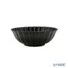 カネコ小兵製陶所 ぎやまん陶 浅小鉢／ラウンドボウル 12cm 墨ブラック