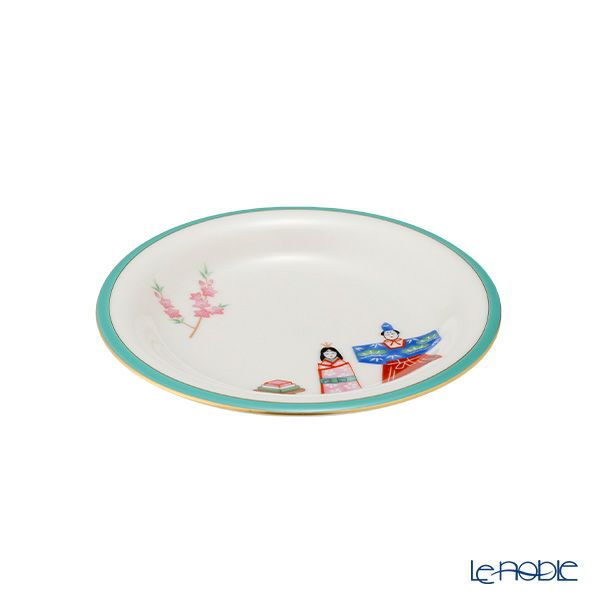 香蘭社 月ごよみ 銘々皿 5枚揃 14cm IB576-FXR