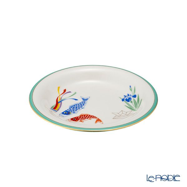 香蘭社 月ごよみ 銘々皿 5枚揃 14cm IB576-FXR