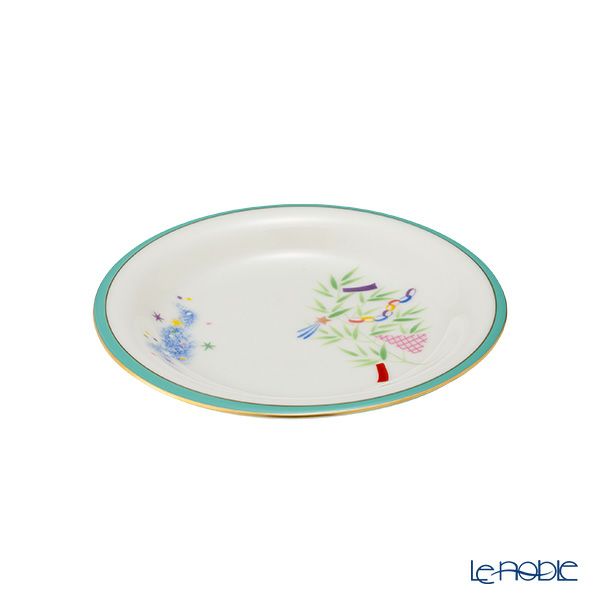 香蘭社 月ごよみ 銘々皿 5枚揃 14cm IB576-FXR