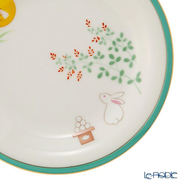 香蘭社 月ごよみ 銘々皿 5枚揃 14cm IB576-FXR