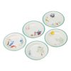 香蘭社 月ごよみ 銘々皿 5枚揃 14cm IB576-FXR