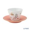 香蘭社 節句文 春駒 カップ130ml ＆ ソーサー13cm ピンク P1047-1CZFA