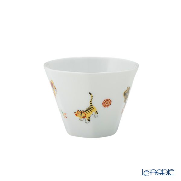 香蘭社 節句文 春駒 カップ130ml ＆ ソーサー13cm ピンク P1047-1CZFA