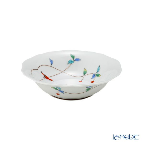 香蘭社 小鳥の詩 中鉢 14.5cm ペア 1016-2GRKK5