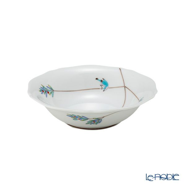 香蘭社 小鳥の詩 中鉢 14.5cm ペア 1016-2GRKK5