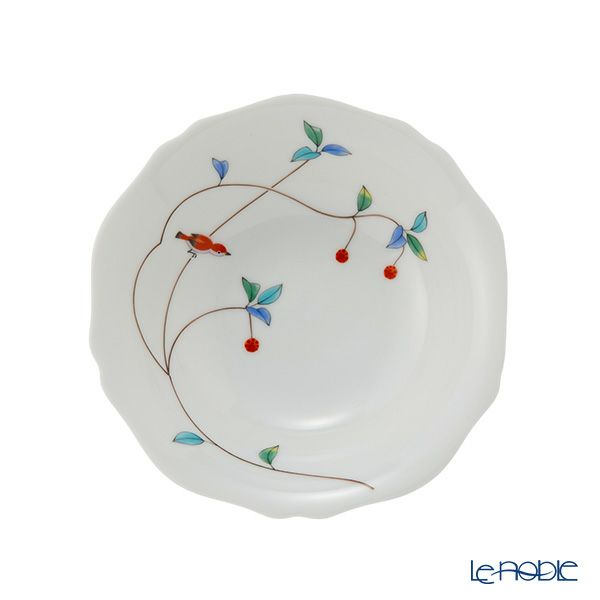 香蘭社 小鳥の詩 中鉢 14.5cm ペア 1016-2GRKK5