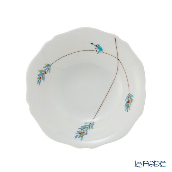 香蘭社 小鳥の詩 中鉢 14.5cm ペア 1016-2GRKK5