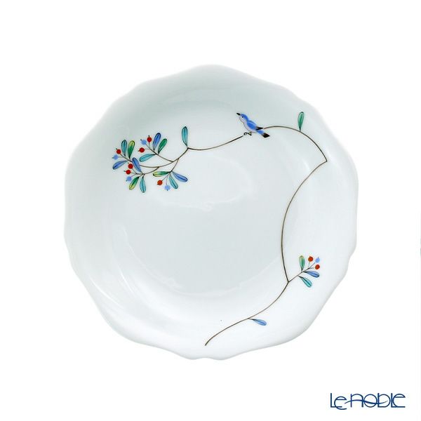 香蘭社 小鳥の詩 中皿 16cm ペア 1016-2FRKK5