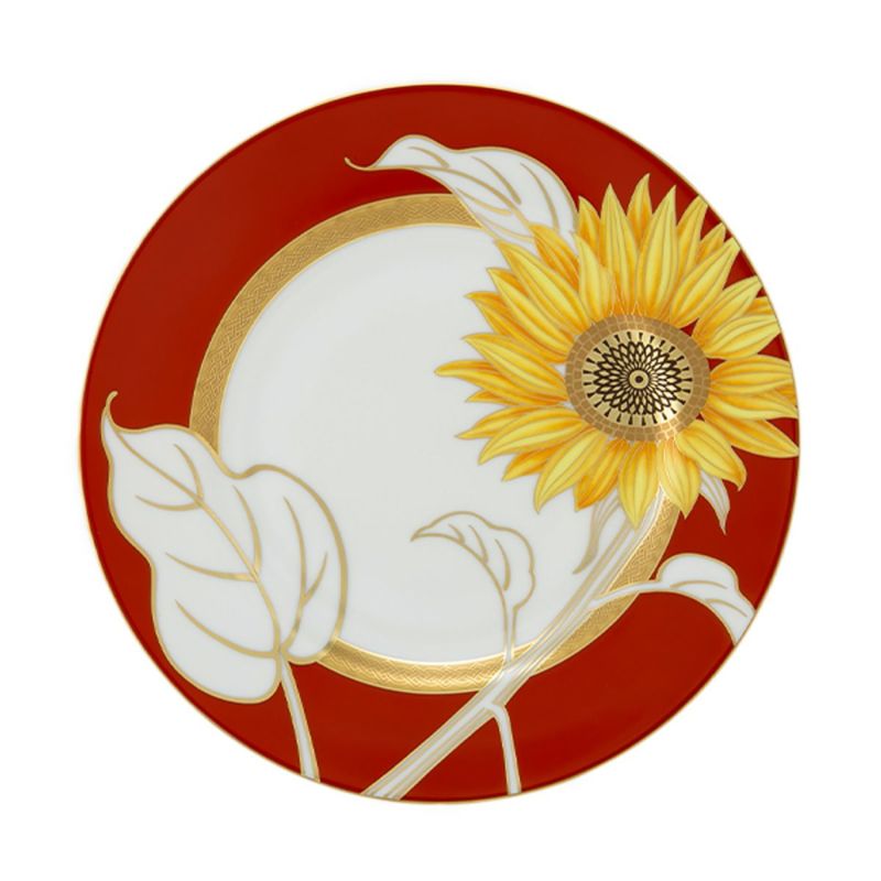 香蘭社 ひまわり ケーキ皿 20cm | ブランド洋食器専門店ル・ノーブル