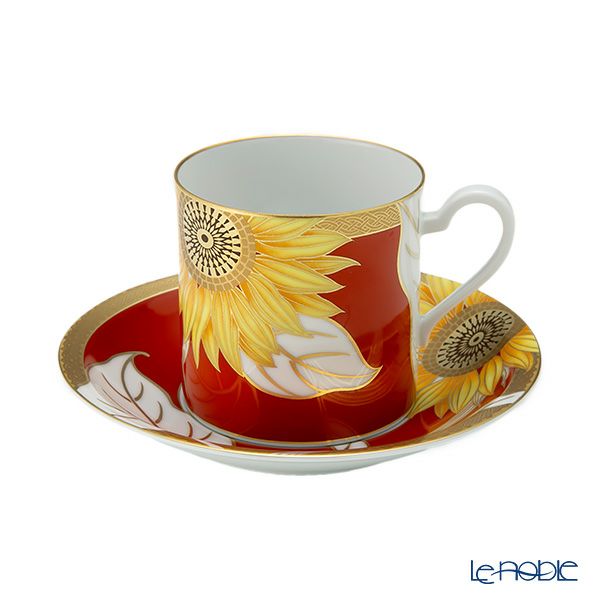 香蘭社 ひまわり コーヒーカップ＆ソーサー