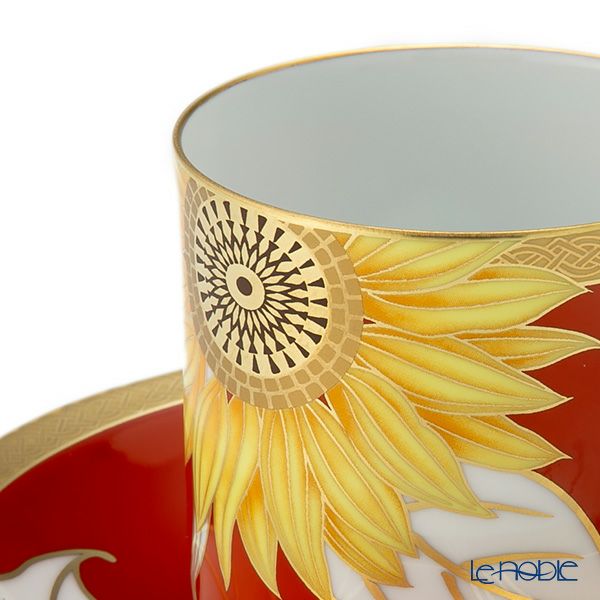 香蘭社 ひまわり コーヒーカップ＆ソーサー