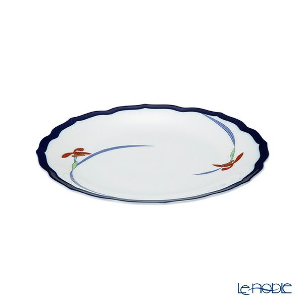 香蘭社 オーキッドレース ケーキ皿 19.5cm