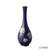 香蘭社 ルリ花丸紋 花瓶 22.5cm R3003-NE7