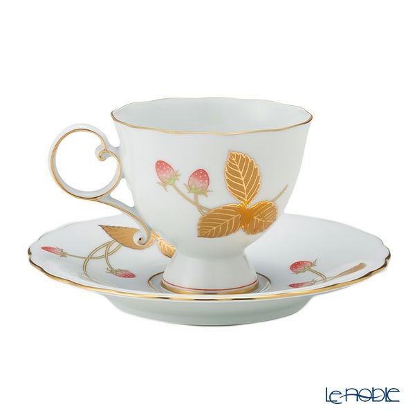 香蘭社 金彩苺 コーヒーカップ＆ソーサー 190ml 1537-1HQR