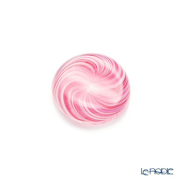 津軽びいどろ 箸置き ル・ノーブルオリジナル 5個セット 渦巻 桜・山吹・萌黄・露草・紺青