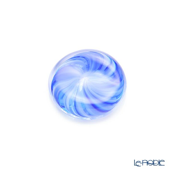 津軽びいどろ 箸置き ル・ノーブルオリジナル 5個セット 渦巻 桜・山吹・萌黄・露草・紺青