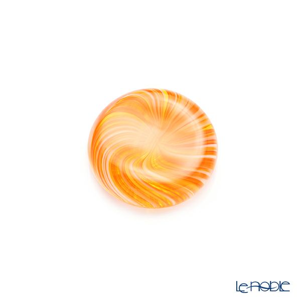 津軽びいどろ 箸置き ル・ノーブルオリジナル 5個セット 渦巻 桜・山吹・萌黄・露草・紺青