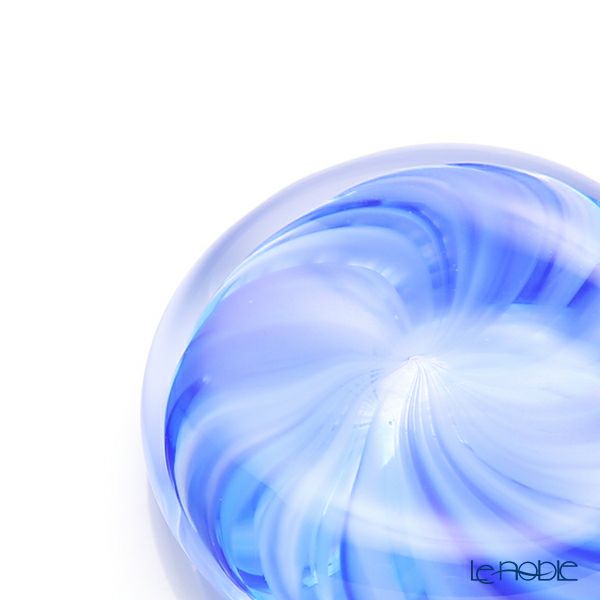 津軽びいどろ 箸置き ル・ノーブルオリジナル 5個セット 渦巻 桜・山吹・萌黄・露草・紺青