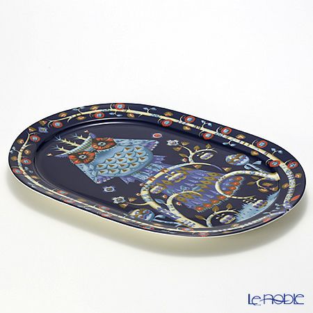 イッタラ（iittala） タイカ ブルー サービングプレート 41cm