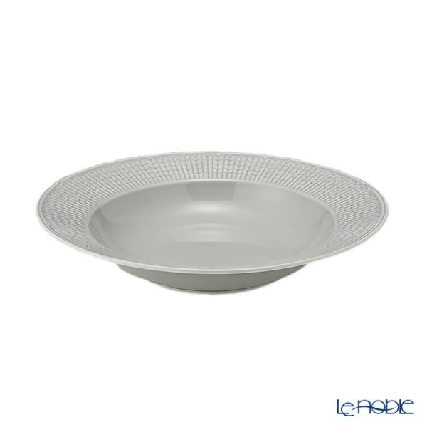 ロールストランド スウェディッシュグレース ディーププレート 25cm ミストグレイ 1062124